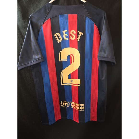 Sergio Dest Soccer Jersey #2 OVO Drake large Rare Nike‎ C19 - Picture 8 of 11